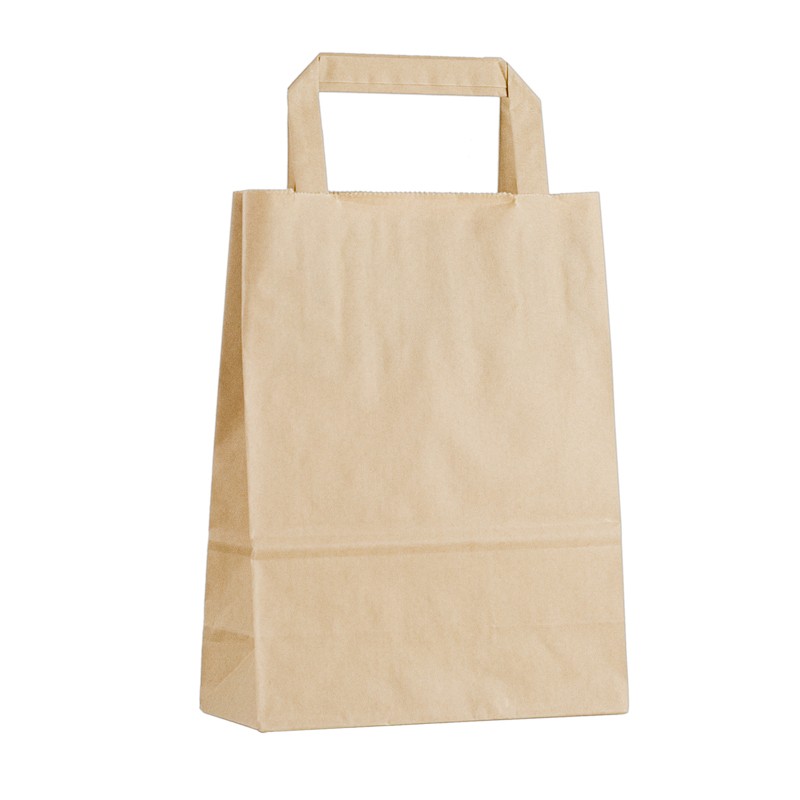 Una bolsa de papel reciclado sería la más ecológica